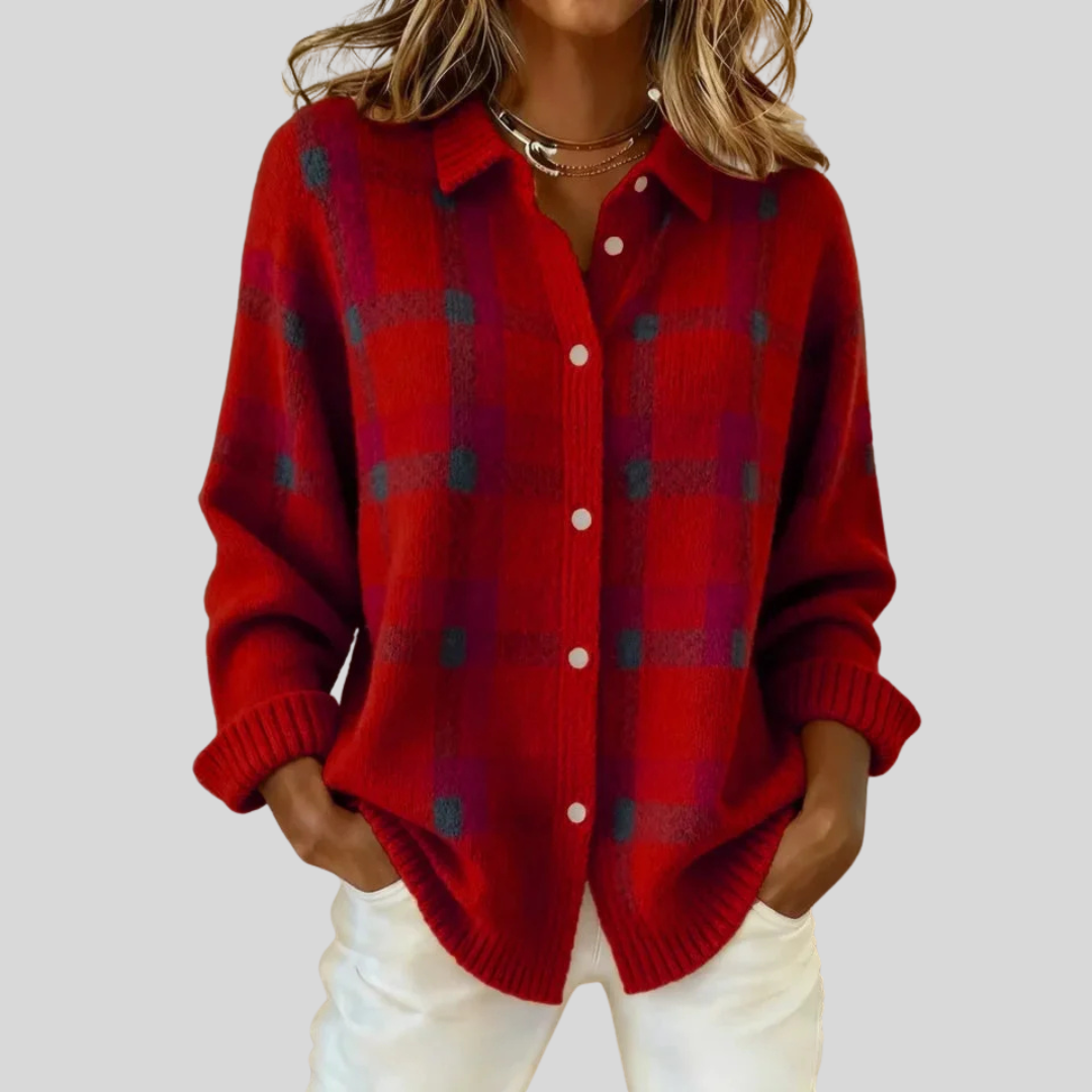Francesca™ | Retro Ruit Trui