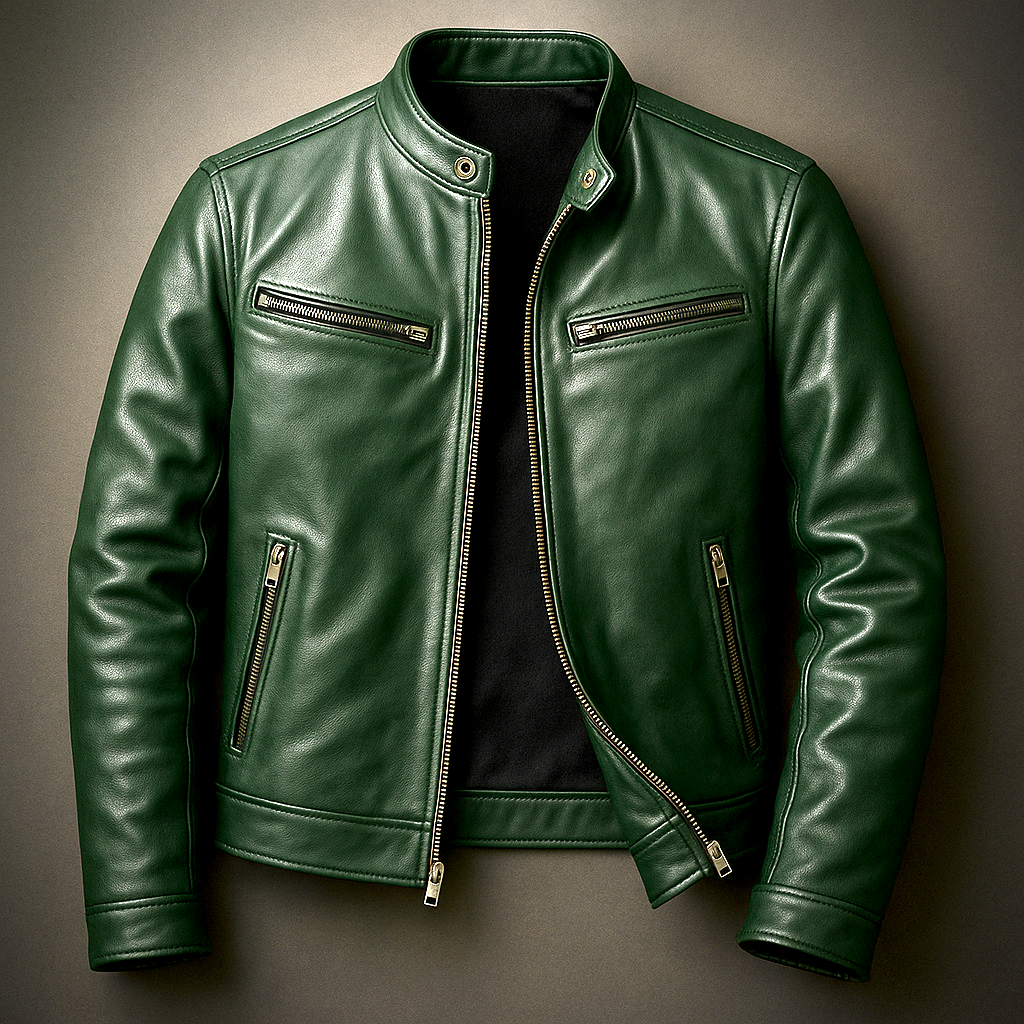 Harrison | Vintage Leather Café Racer Jacket