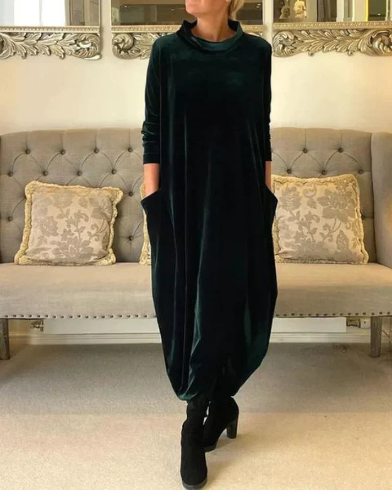Arianna | Elegant Stylish High-Neck Dress