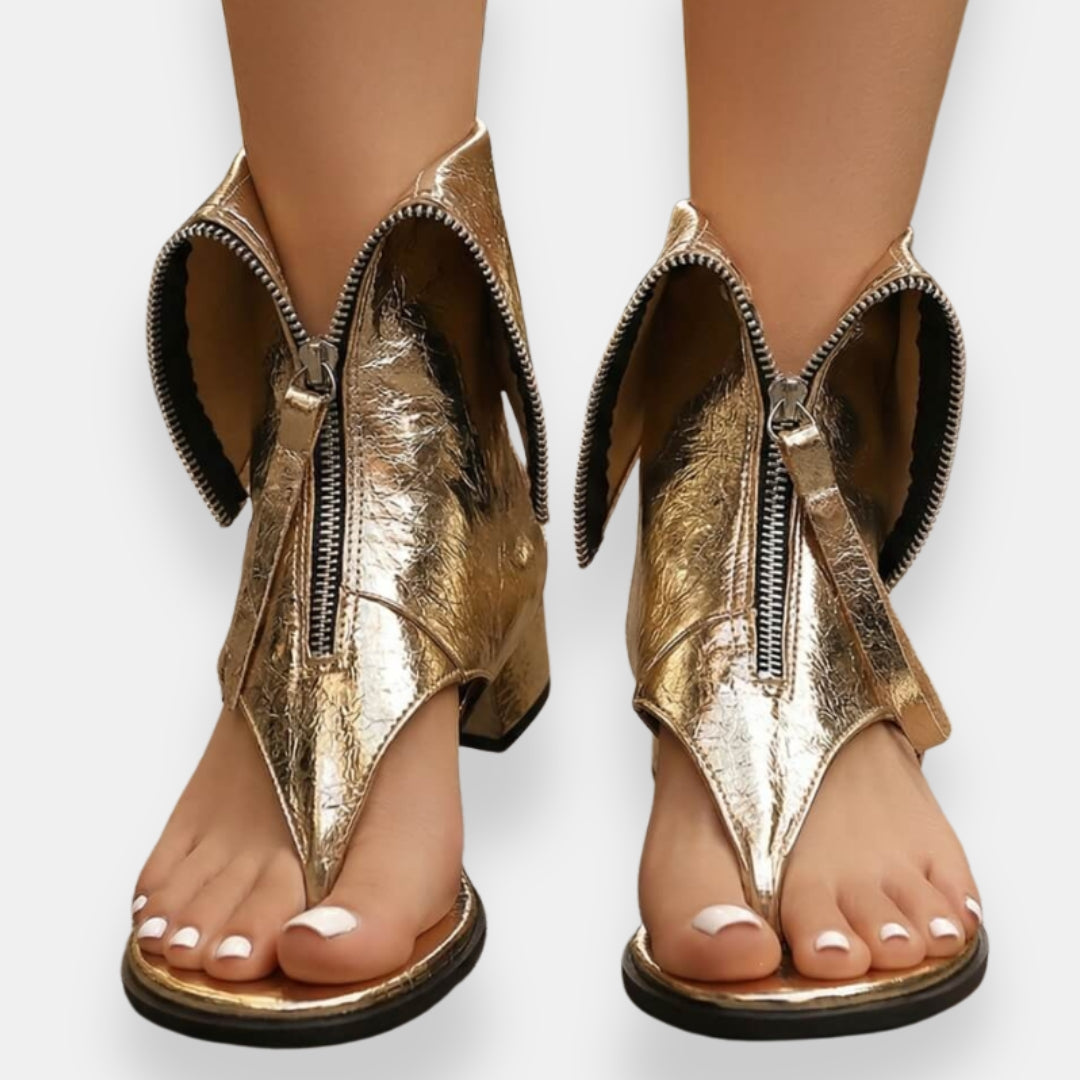 Arlette | Statement Zip Sandal
