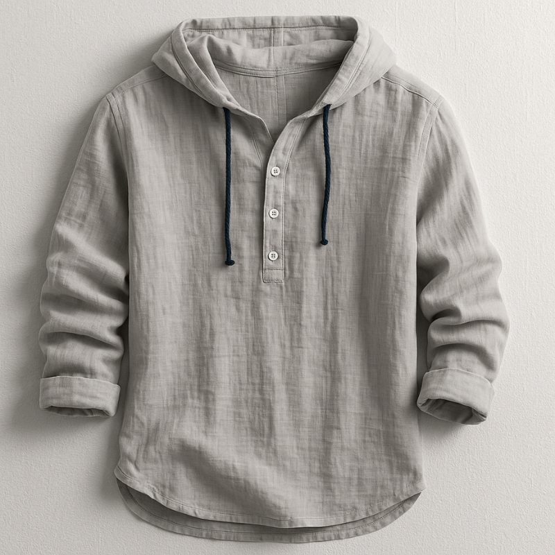Elliot | Hooded Linen Summer Shirt