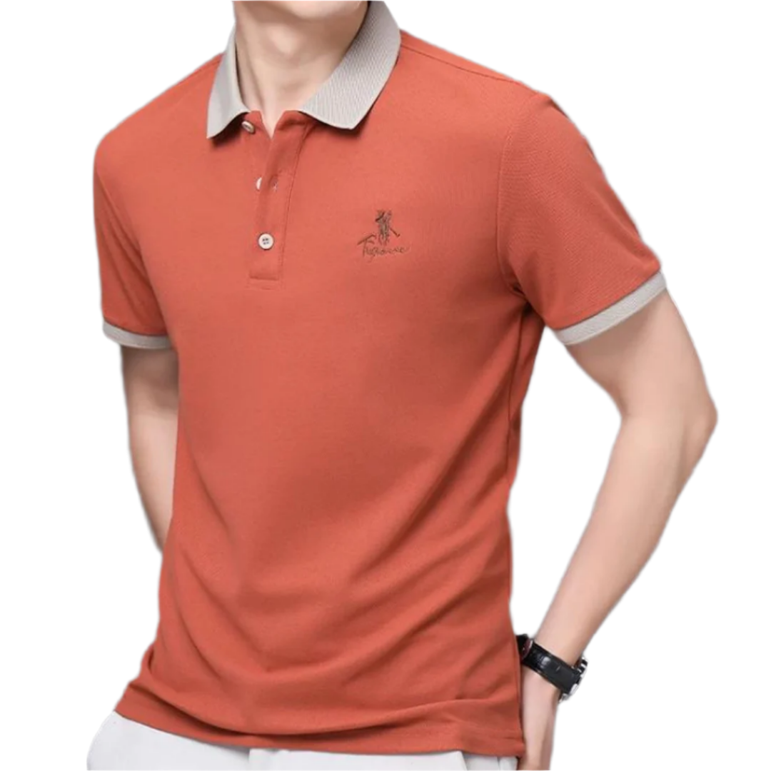 Men’s Polo Shirt | Short Sleeve Cotton Blend | Casual Summer Top