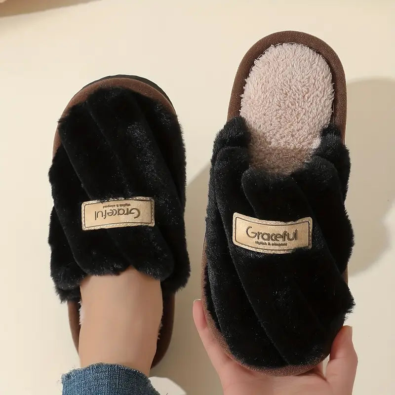 Verona Faux Fur Slides