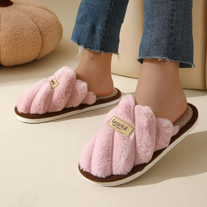 Verona Faux Fur Slides