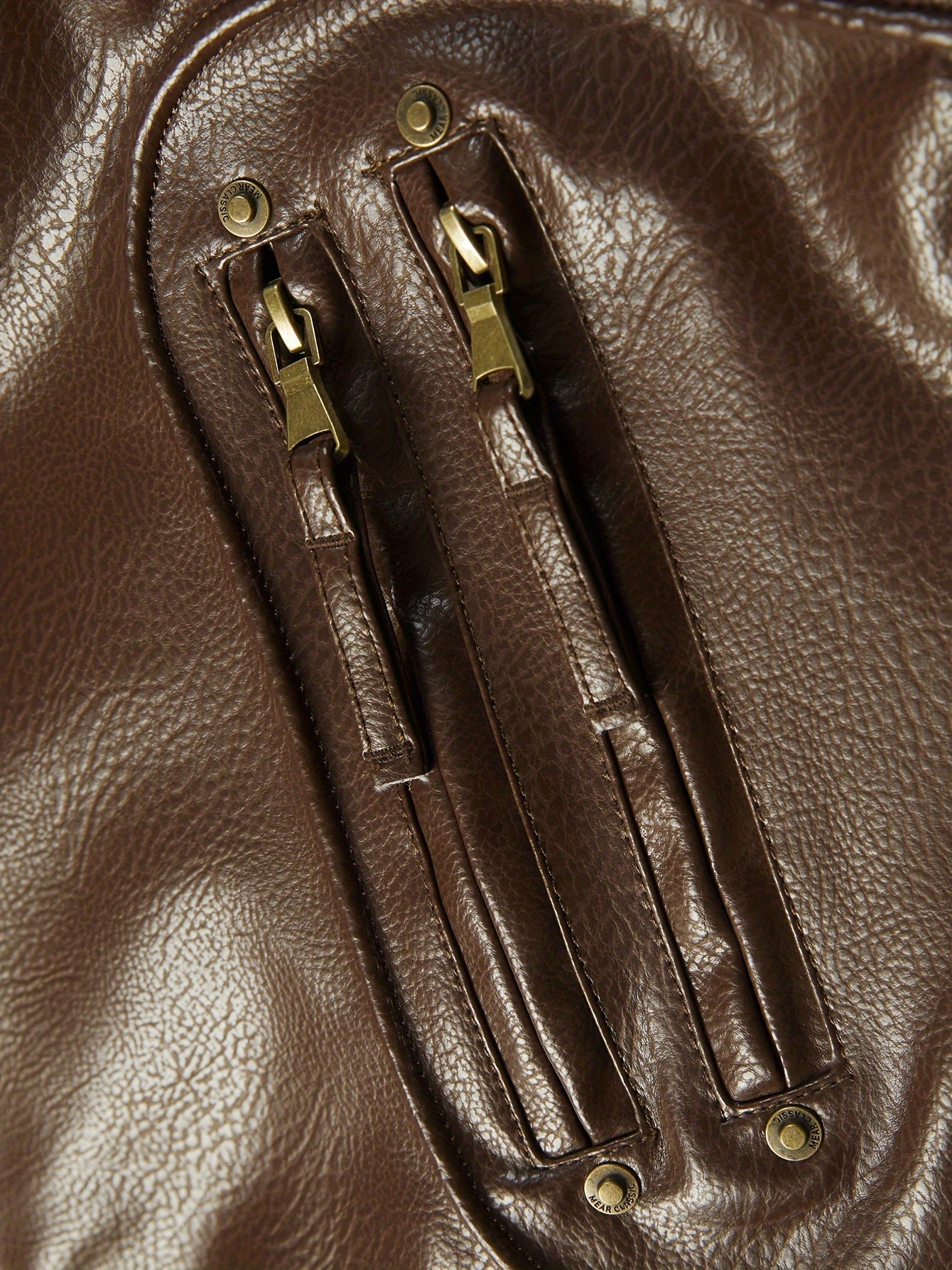 Gordon | Military Leather Biker Jacket