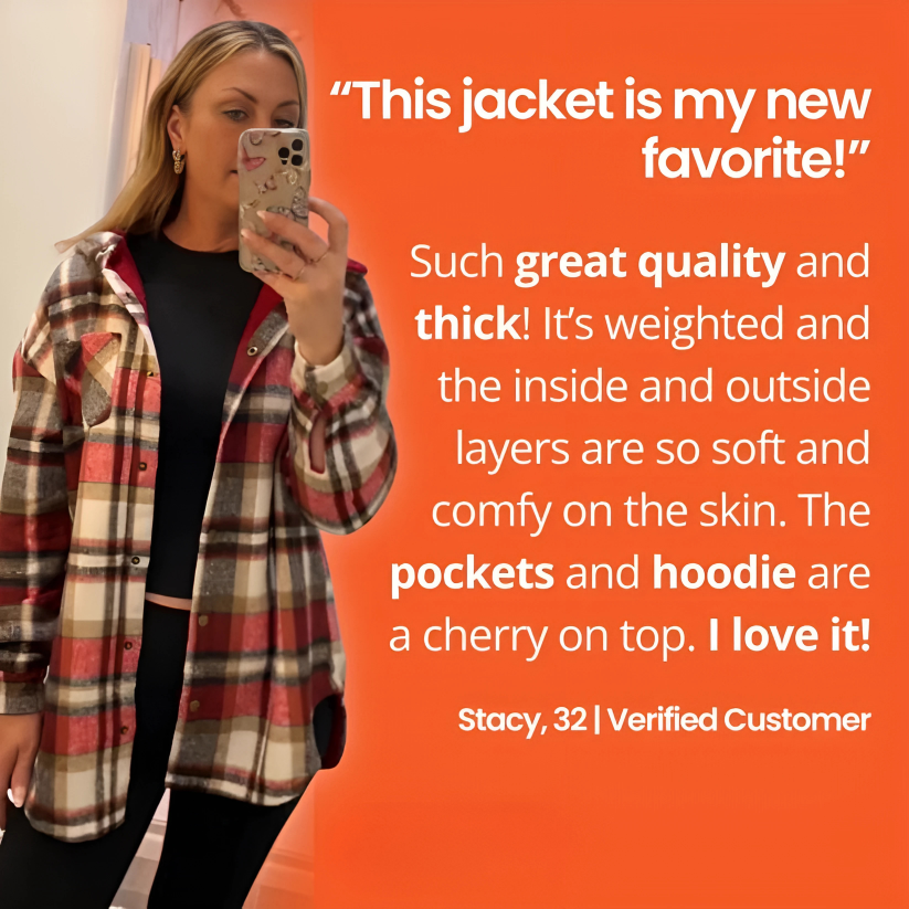 Teddy Bear Cozy Flannel Jacket