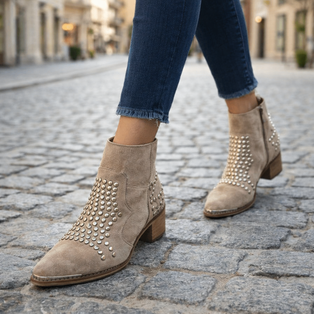 Perrette | Studded Ankle Boot