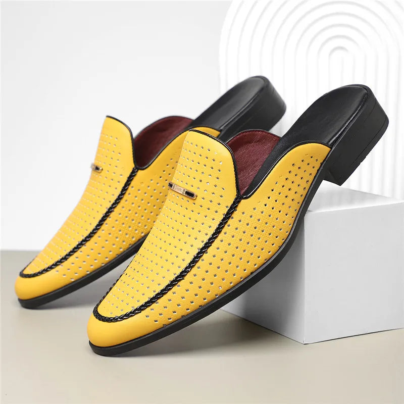 Serrano Leather Slides
