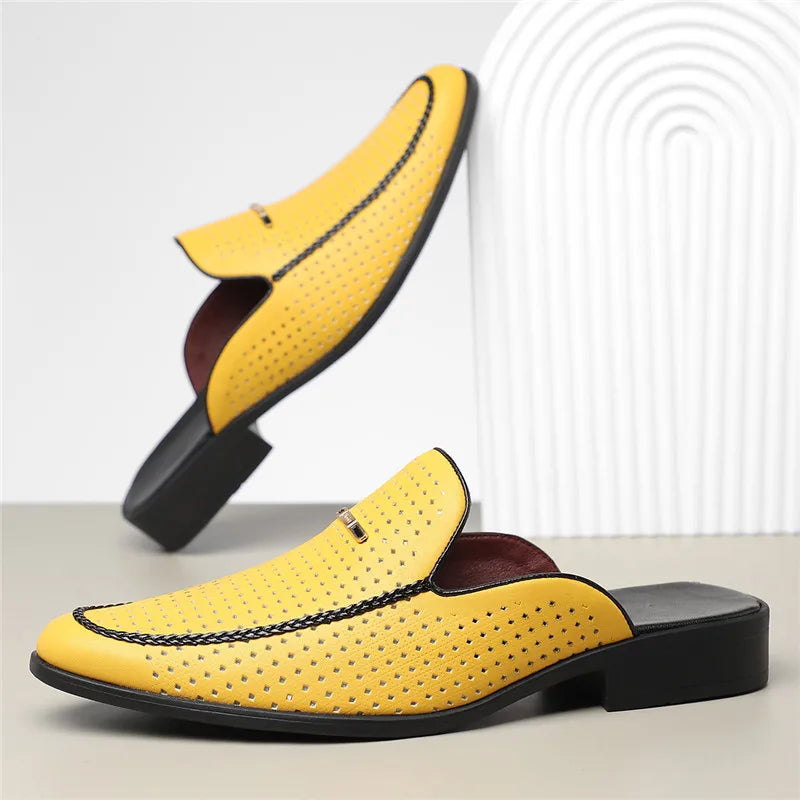 Serrano Leather Slides