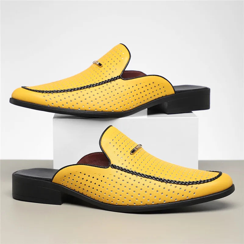 Serrano Leather Slides