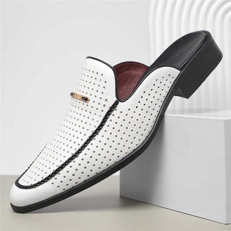 Serrano Leather Slides