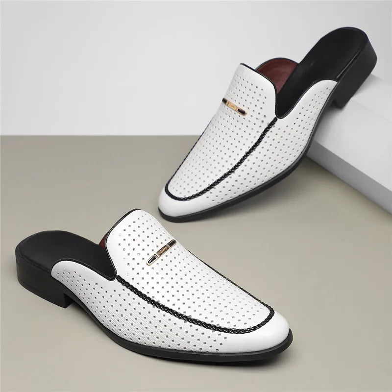 Serrano Leather Slides