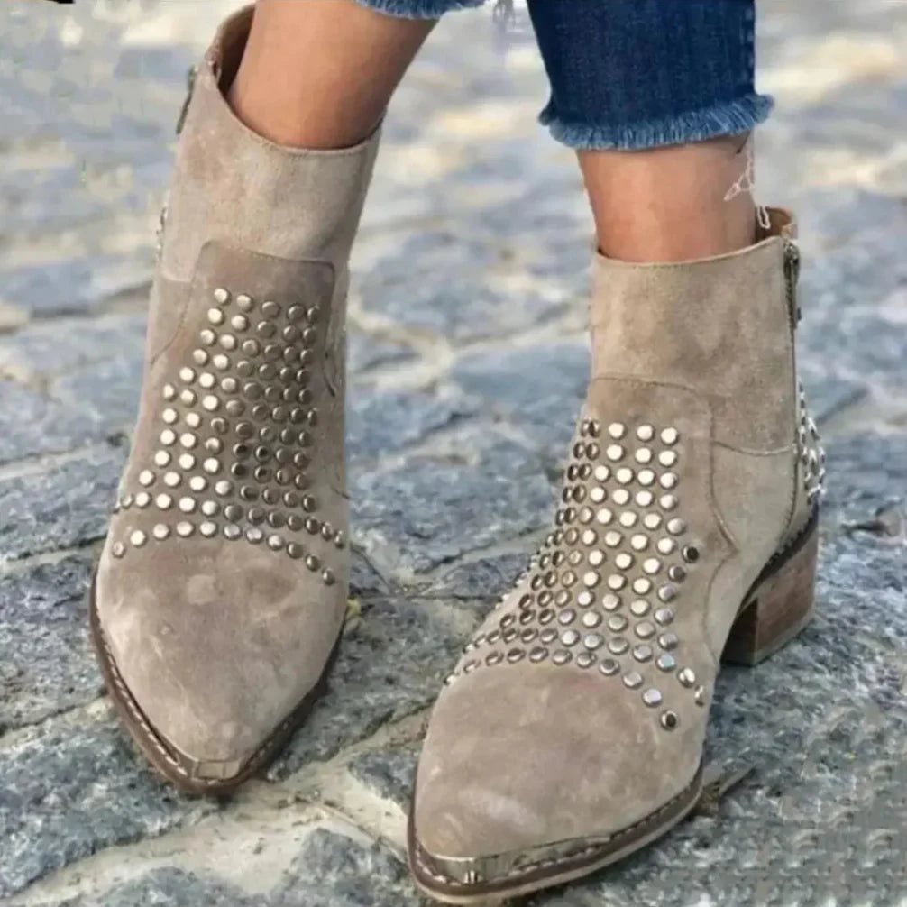 Perrette | Studded Ankle Boot