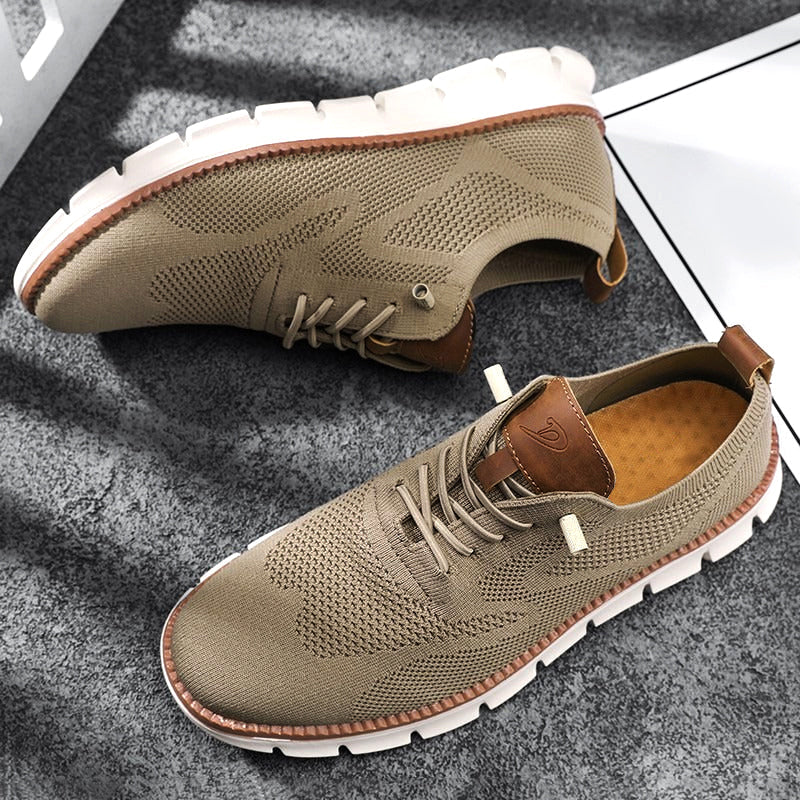Knit Urban Sneakers | Lightweight Breathable Mesh | Cushioned Everyday Sole