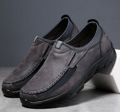 Men’s Slip-On Loafers | Cushioned Sole | Casual Comfort Walking Shoes