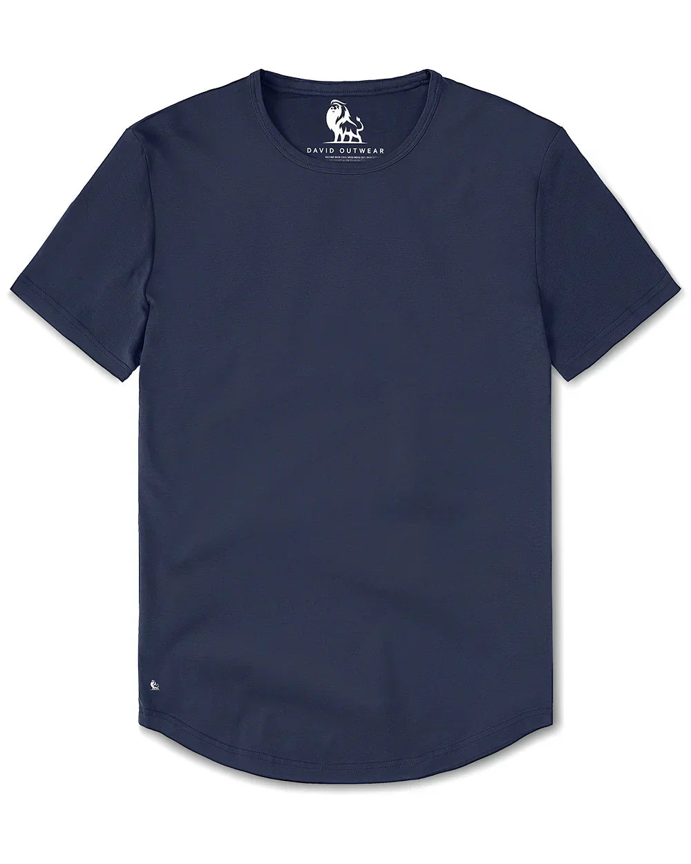 Men’s Premium Curved Hem T-Shirt | Soft Cotton Stretch | Tailored Fit Tee