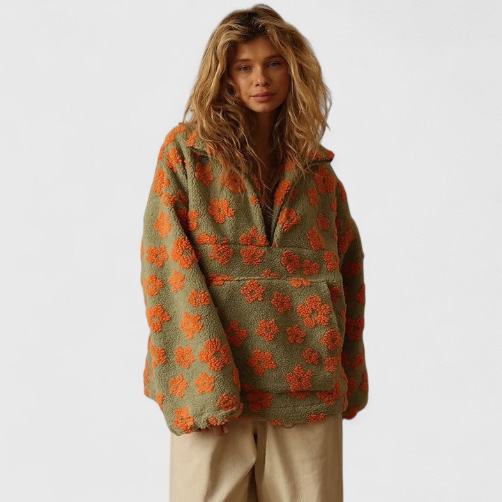 Maple Grace | Flower Knit Sweater