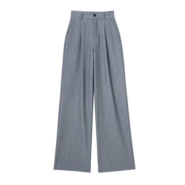 Noelle | High Waist Striped Trousers