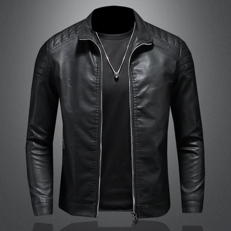 Sterling | Classic Leather Zip Jacket