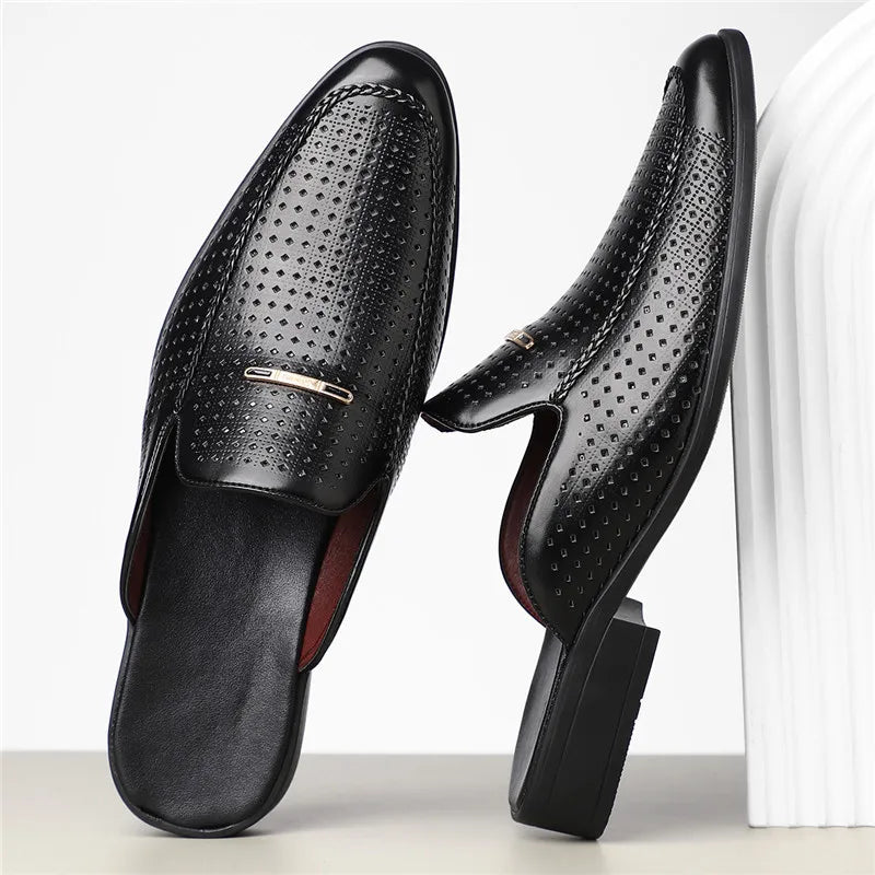 Serrano Leather Slides