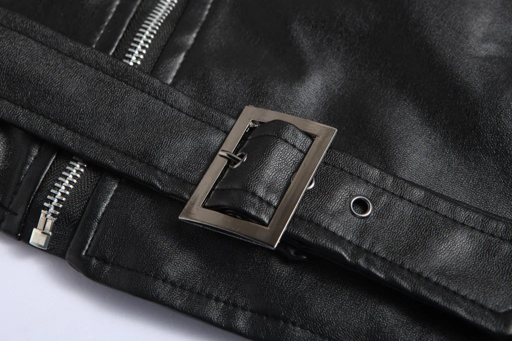 Raymond | Classic Leather Biker Jacket