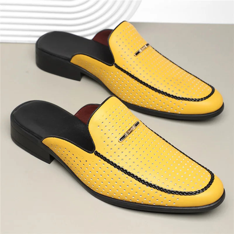 Serrano Leather Slides