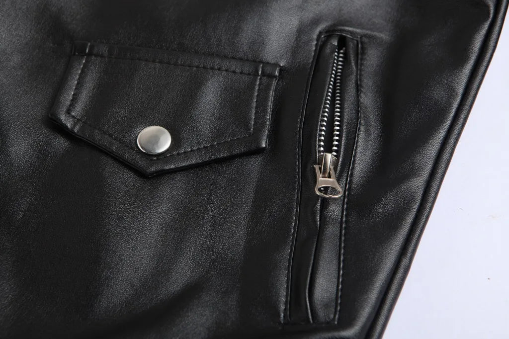 Raymond | Classic Leather Biker Jacket