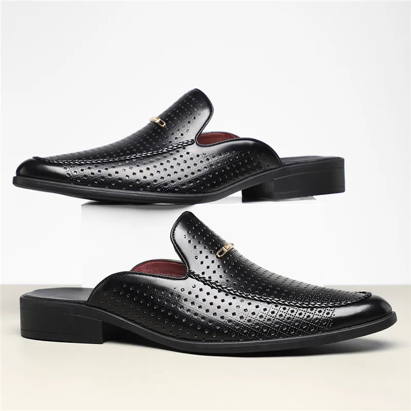 Serrano Leather Slides
