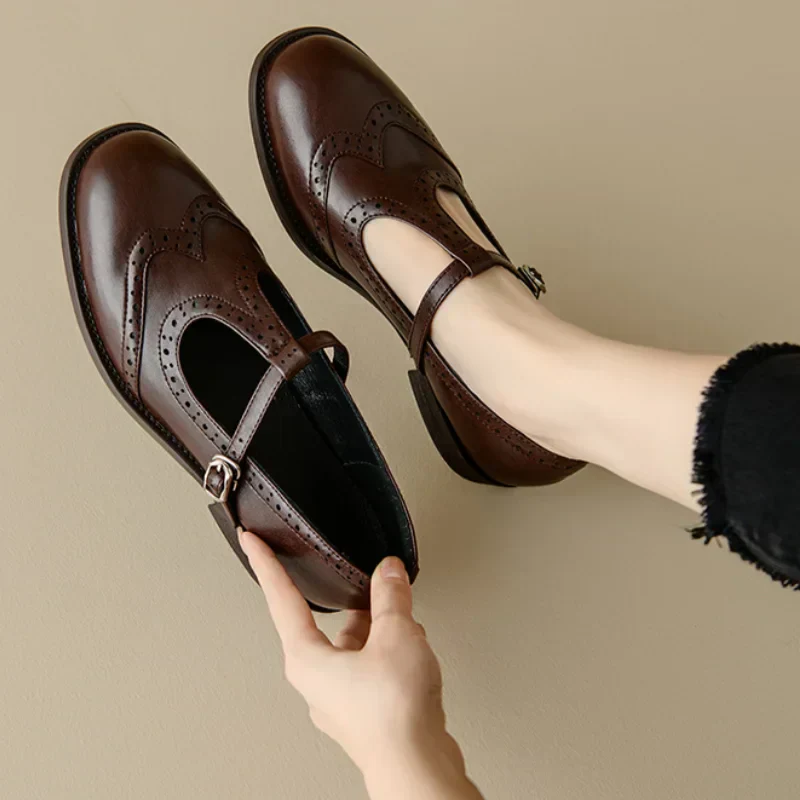 Lucille | Vintage Strapped Shoe
