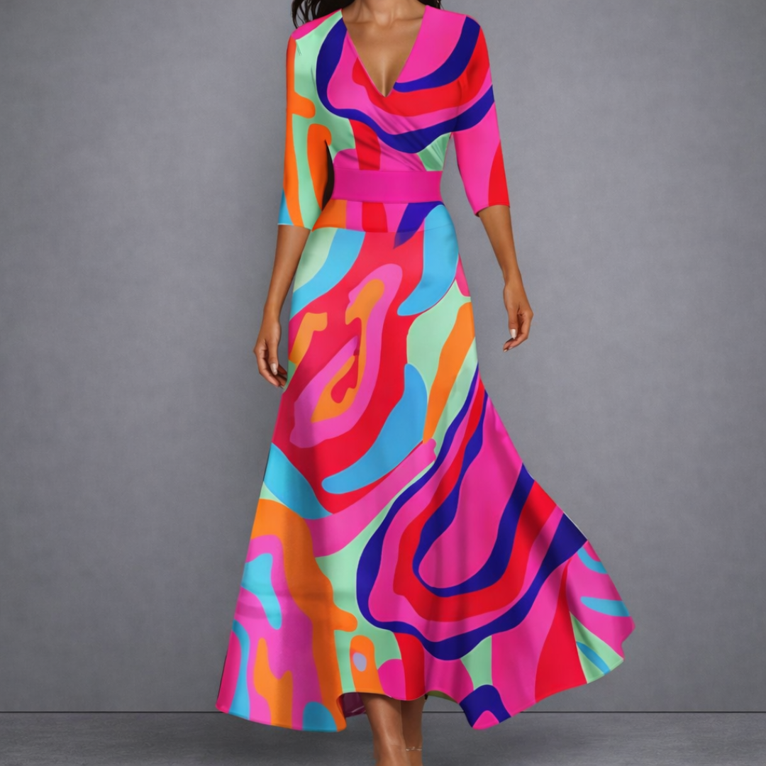 Alice™ | Elegant Flowing Maxi Dress