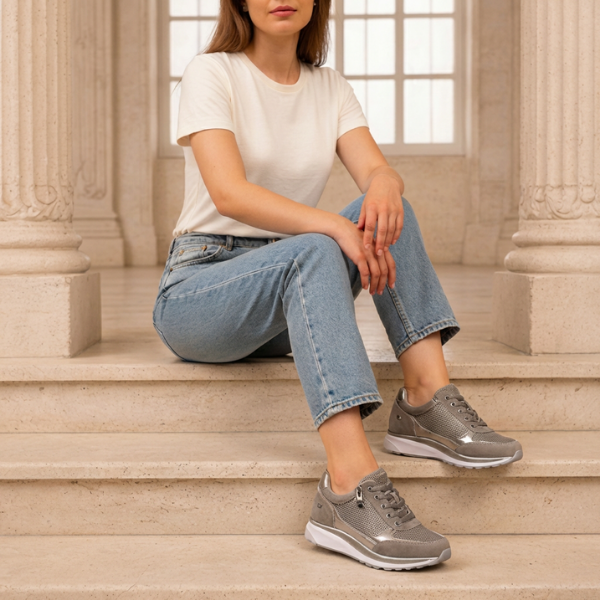 Sylvie Zip-Up Orthopedic Sneakers
