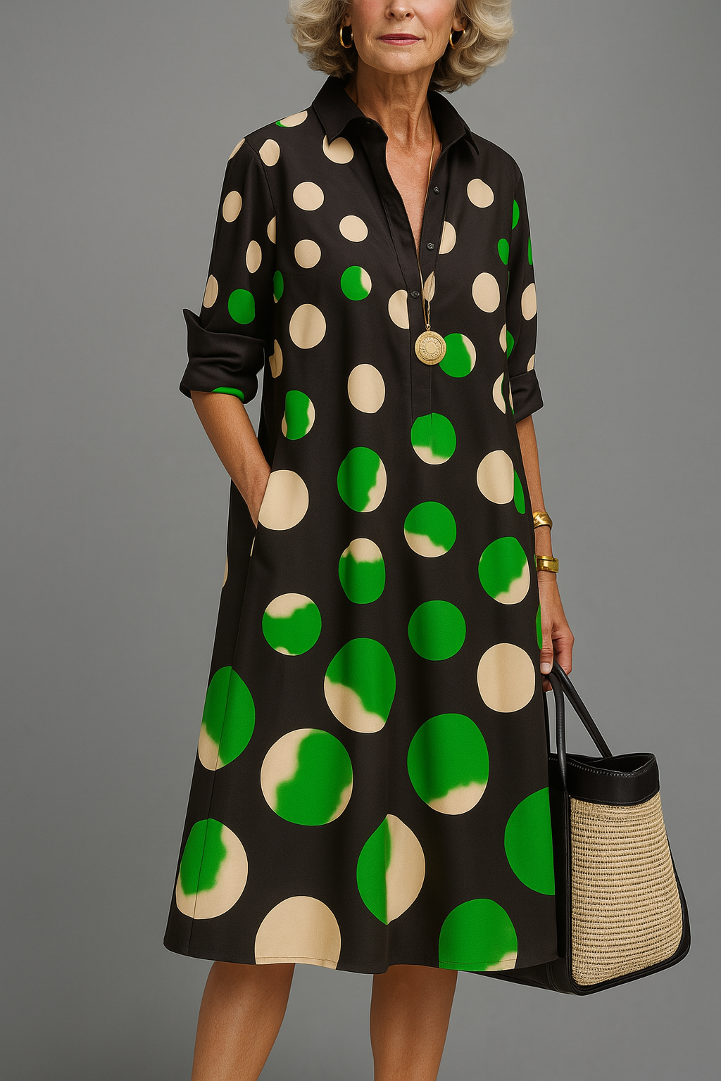 Isaline | Relaxed Midi Dress