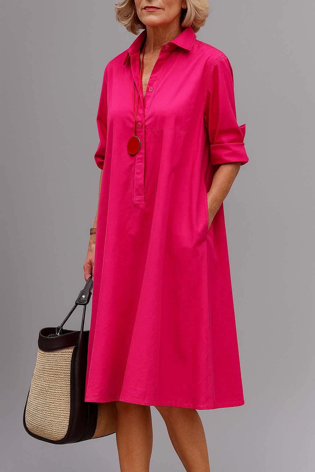 Féline | Elegant Midi Dress
