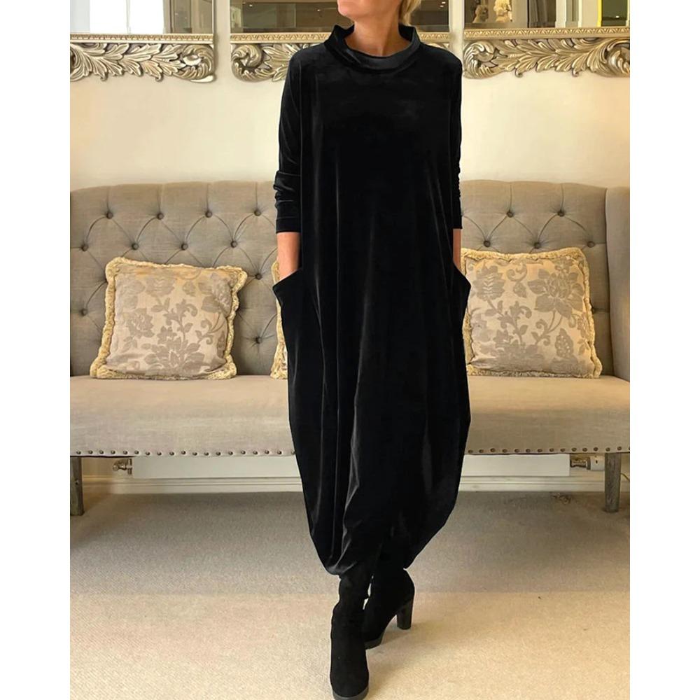 Arianna | Elegant Stylish High-Neck Dress