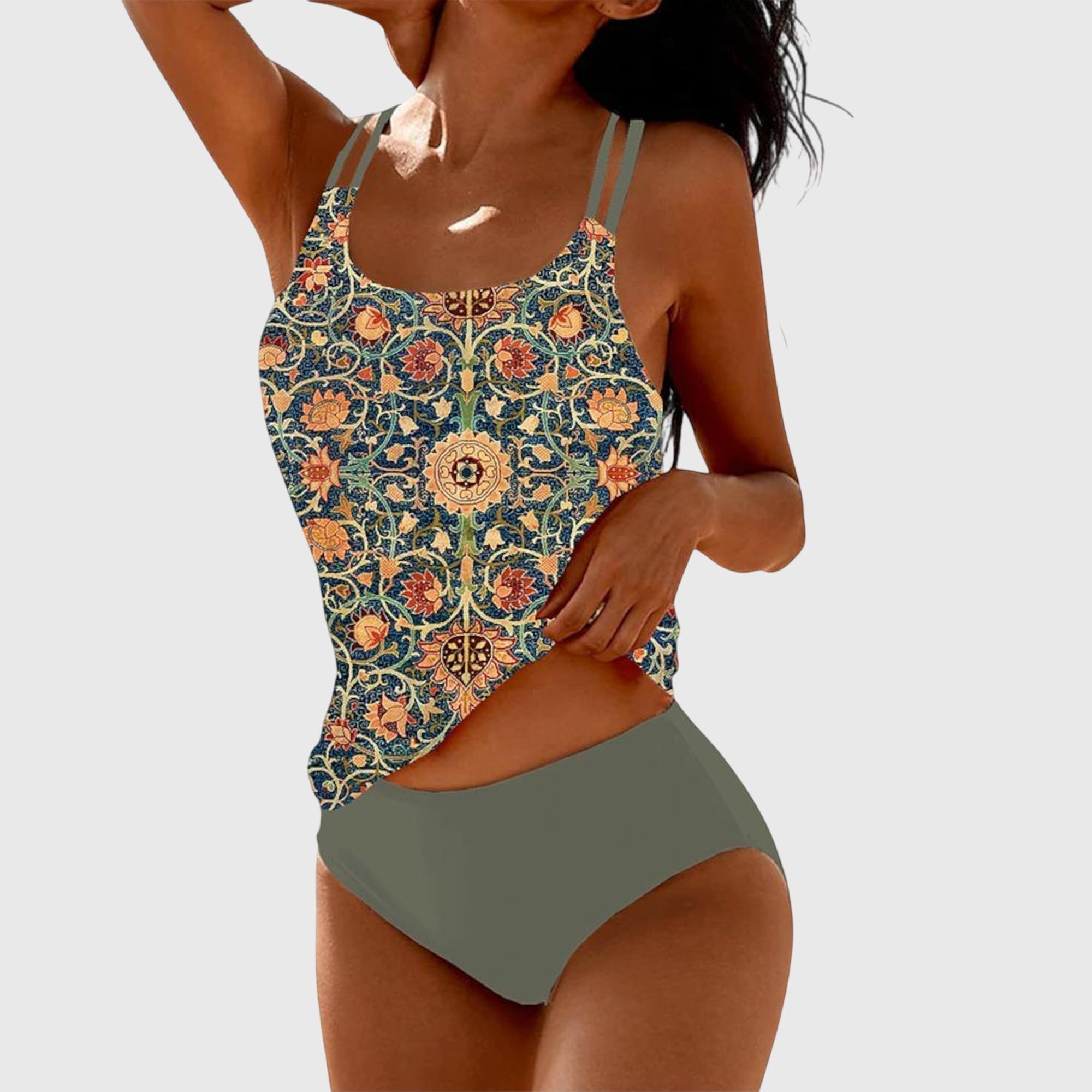 Lina | Printed Two-Piece Swimwear Set