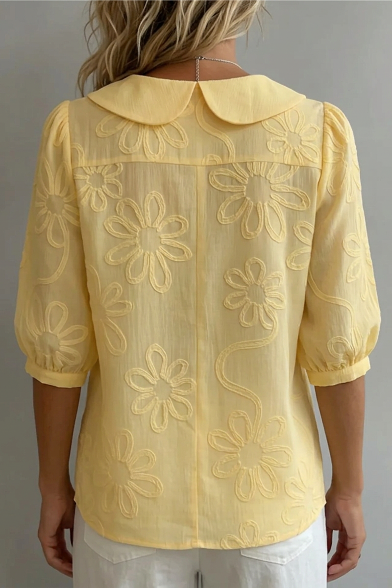 Elegant Flower Blouse