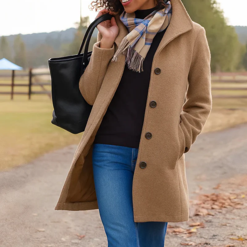 Colette | Classic Button Coat