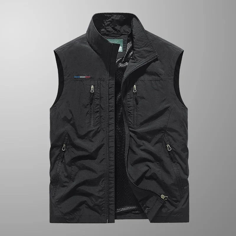 Oliver | Breathable Multi-Pocket Cargo Vest