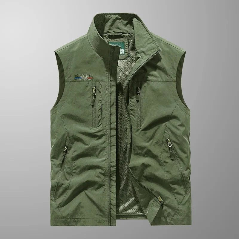 Oliver | Breathable Multi-Pocket Cargo Vest