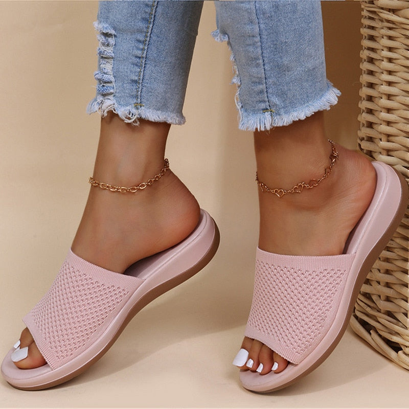 Patricia | Breathable Orthopaedic Summer Sliders