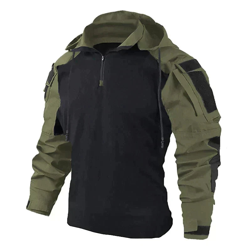 Tactical Quarter-Zip Combat Shirt | Utility Sleeves & Breathable Panels