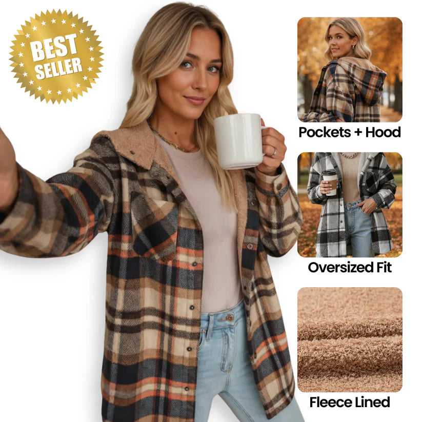 Teddy Bear Cozy Flannel Jacket