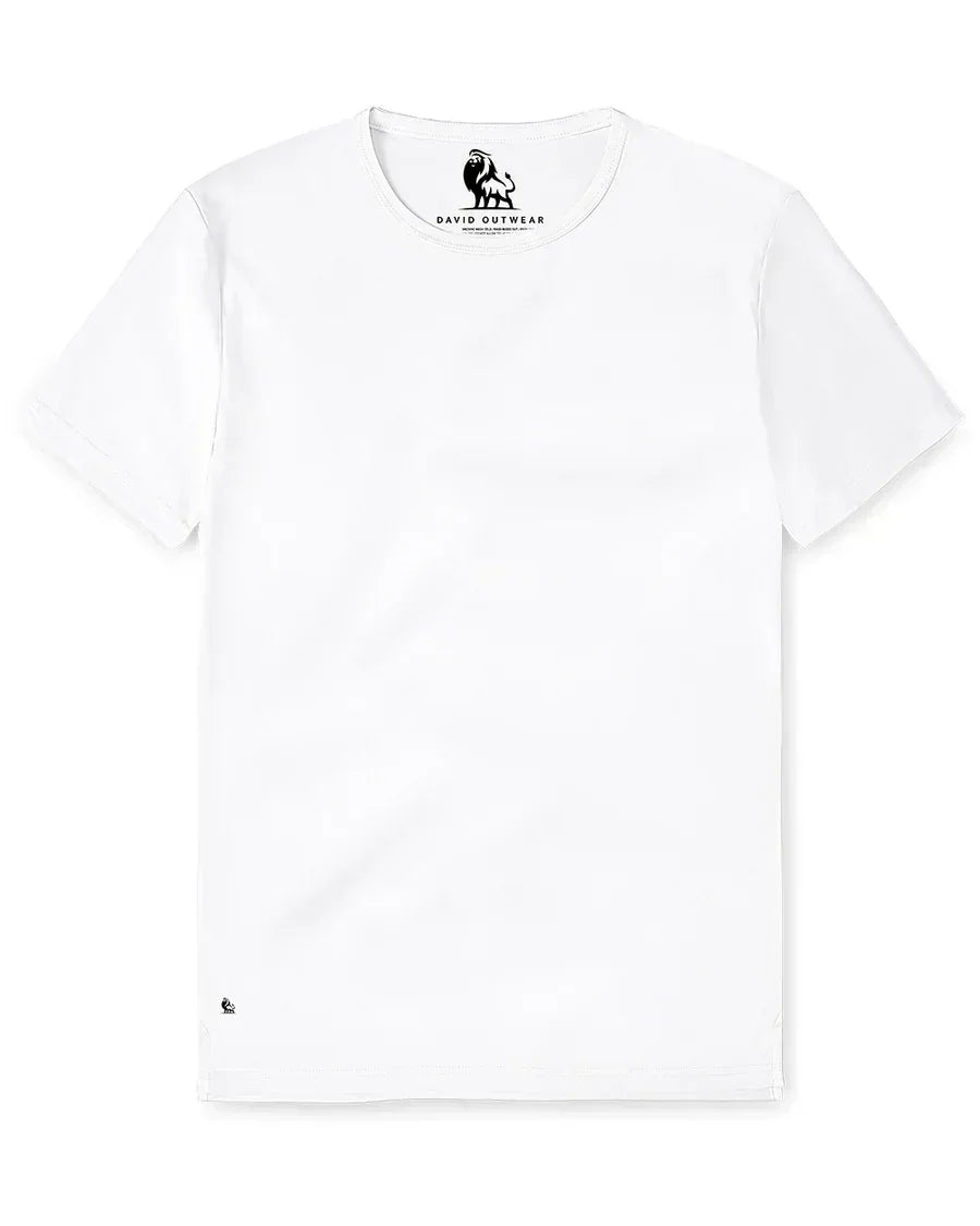 Men’s Essential Crew Neck T-Shirt | Ultra-Soft Cotton Blend | Slim Fit