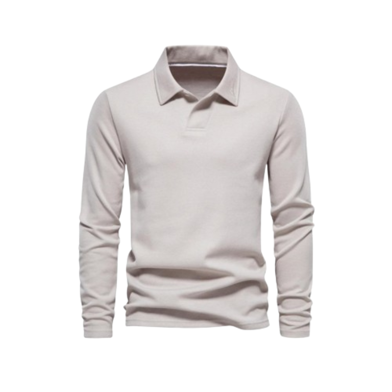 Men’s Long Sleeve Polo Shirt | Lightweight Knit | Transitional Casualwear Canada