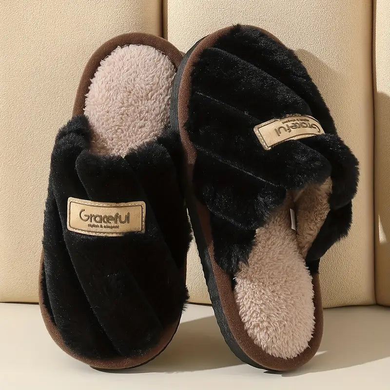 Verona Faux Fur Slides