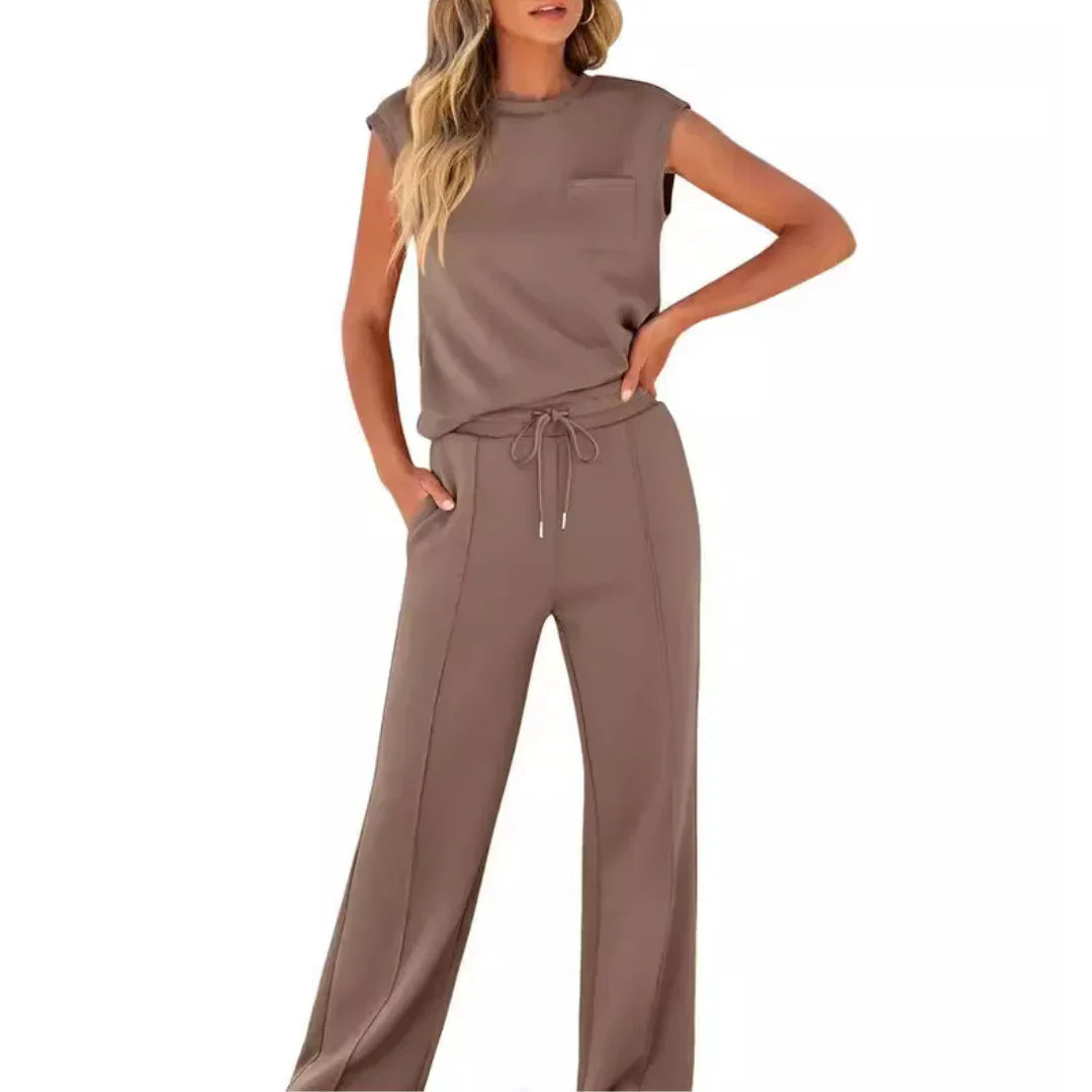 Olivia™ – Casual Summer Soft Lounge Co-Ord