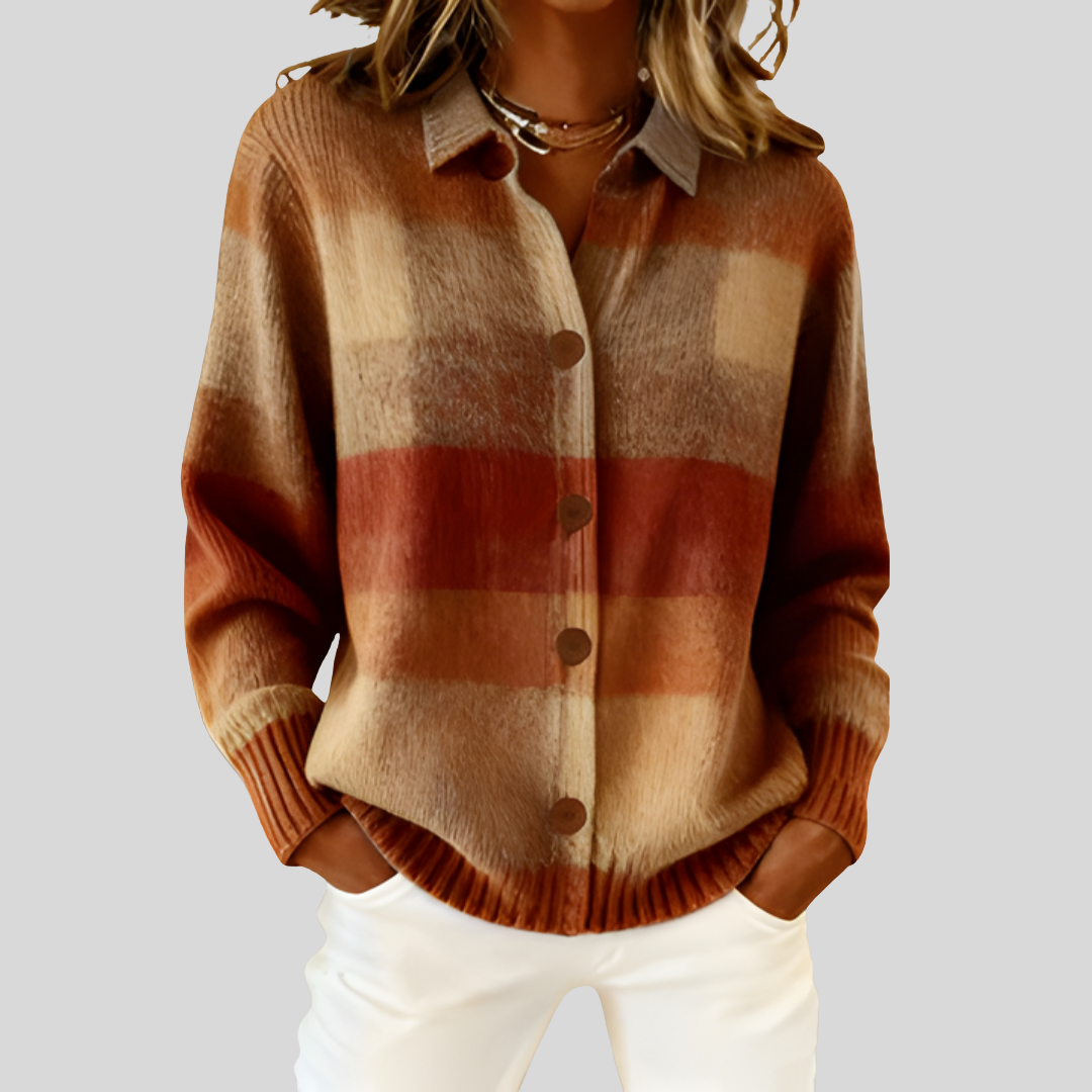 Sadie™ | Klassieke Tartan Cardigan