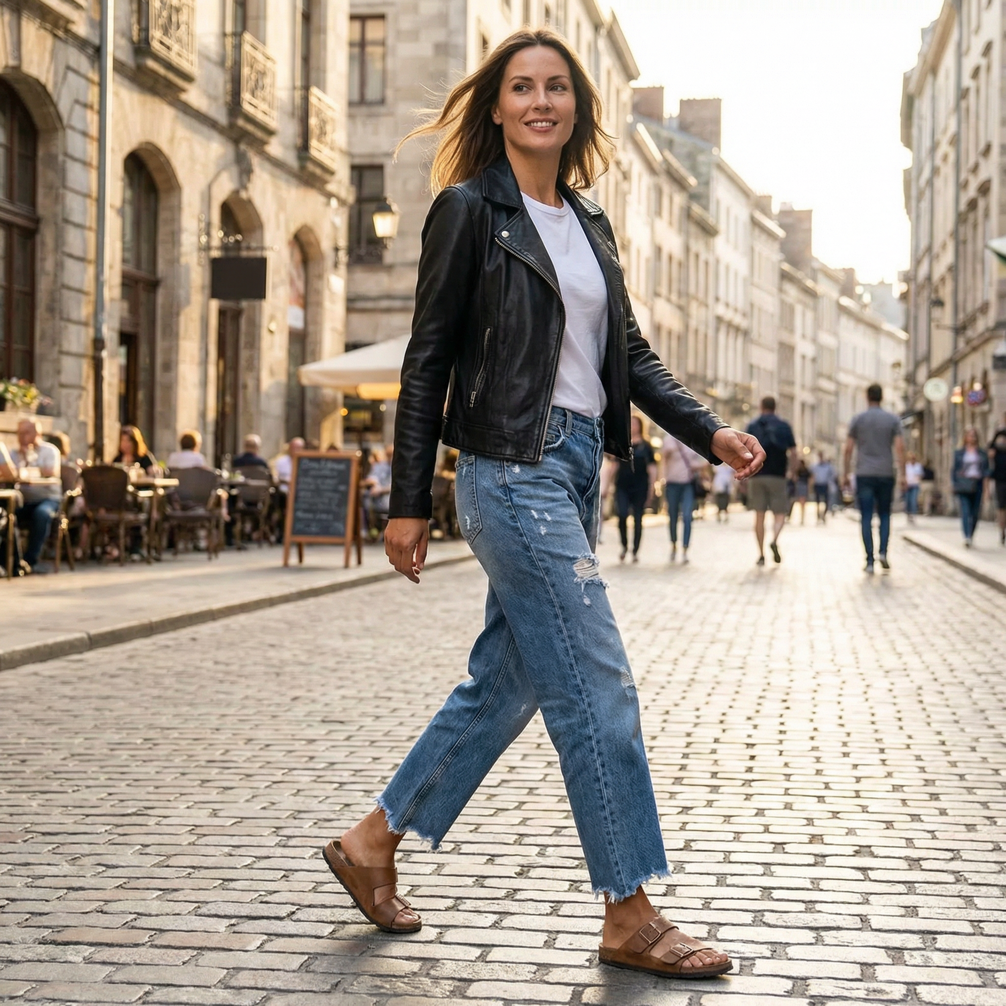Marcelle | Straight-Leg Cropped Jean