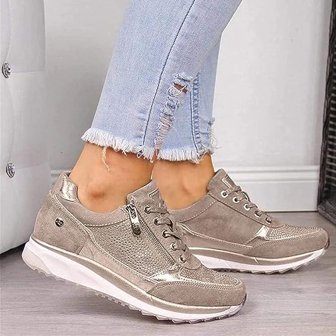 Sylvie Zip-Up Orthopedic Sneakers
