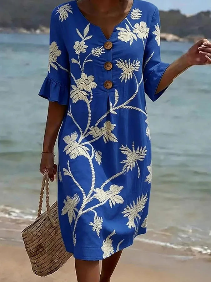 Jeanne | Floral Dress